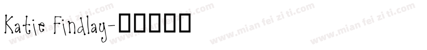 Katie Findlay字体转换
